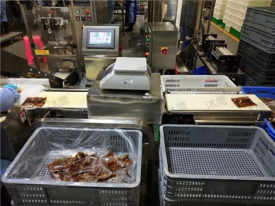 廣東預製菜調味料袋裝檢重秤